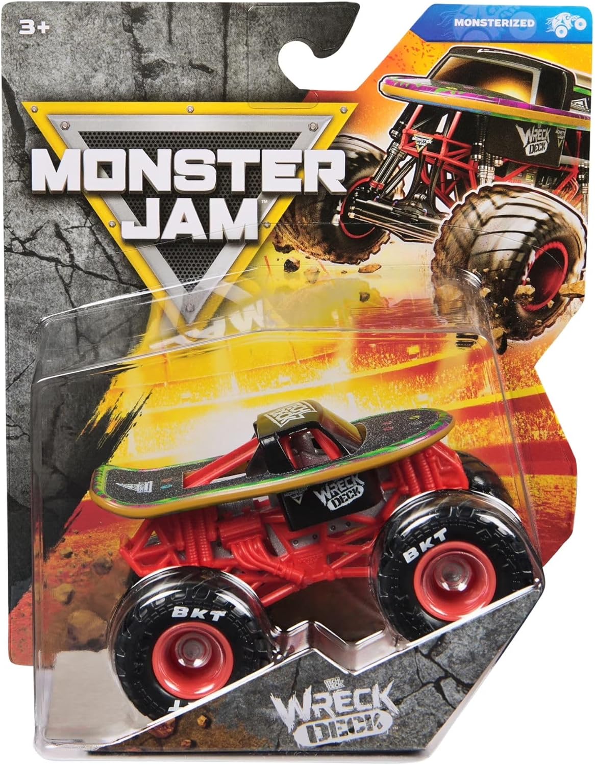 Монстр-трак Monster Jam Wreck Deck 1:64 6044941/20156552 - фото 4
