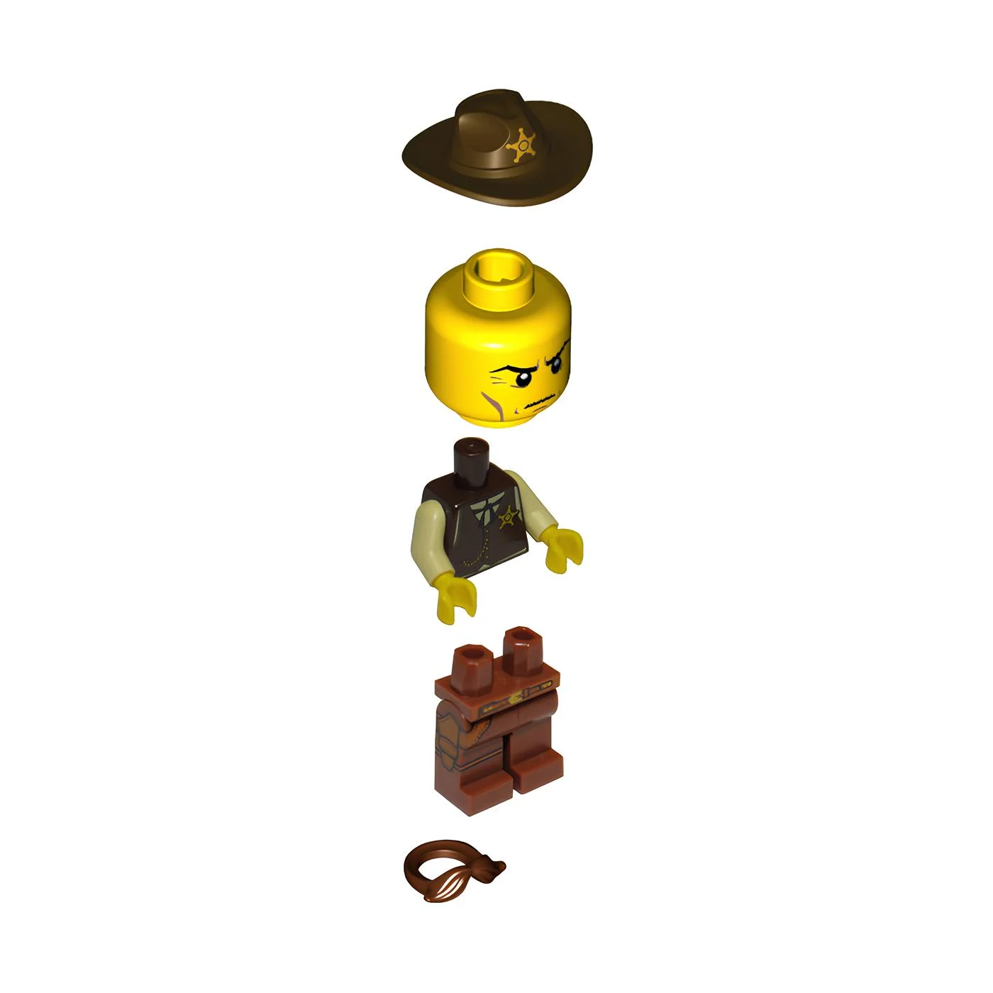 Фигурка LEGO Collectible Sheriff col196 - фото 2
