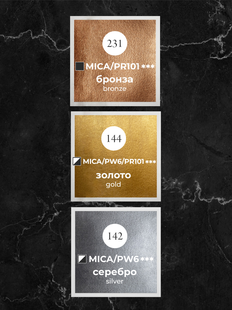 Краски акриловые Малевичъ 3 цв. - фото 4