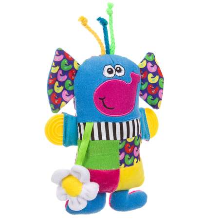 Игрушка Bondibon погремушка мягкая Слон с прорезывателем