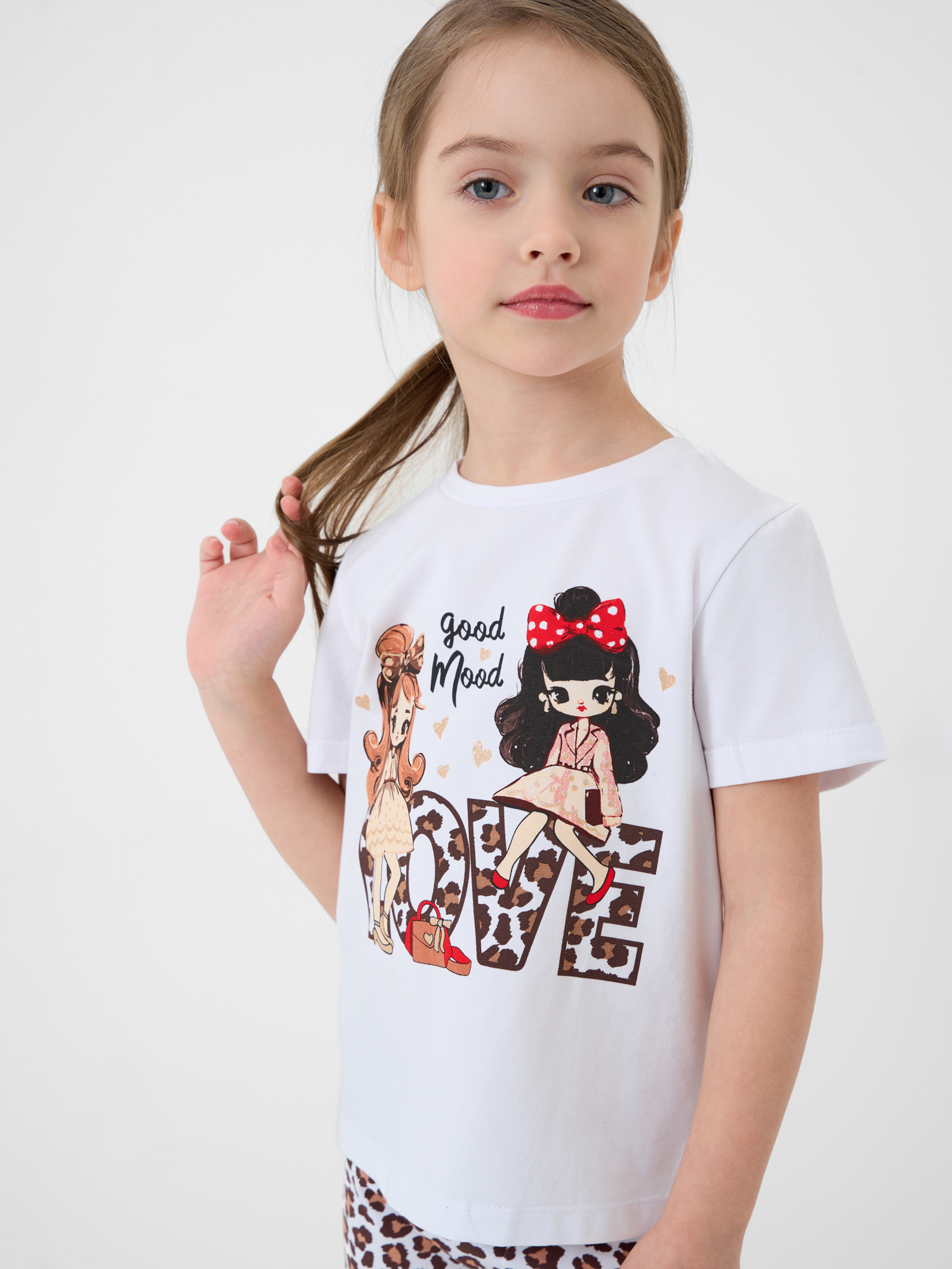 Футболка и леггинсы PlayToday 12622376 - фото 2