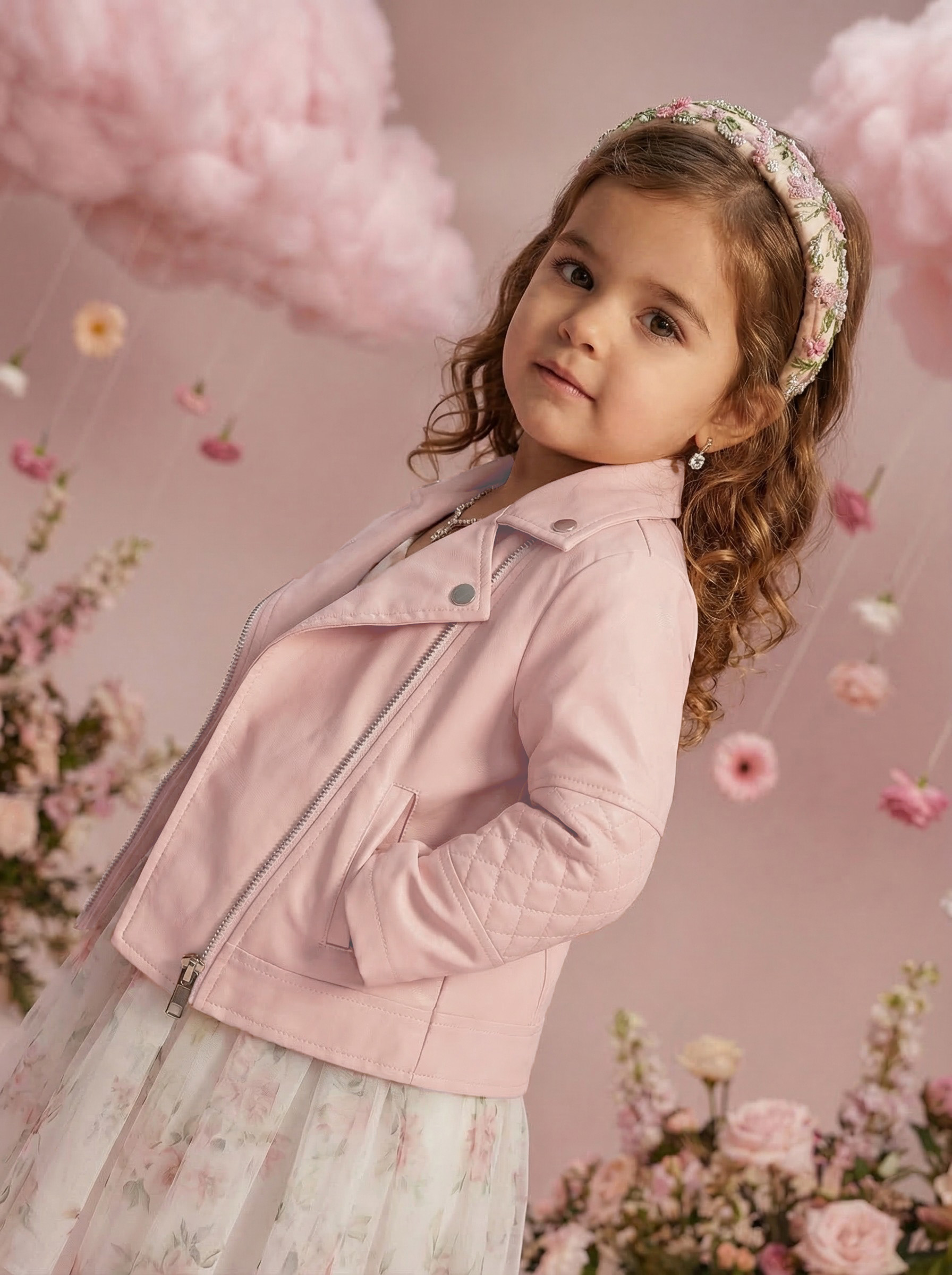 Куртка кожаная Artcher Jacket0003rose - фото 4