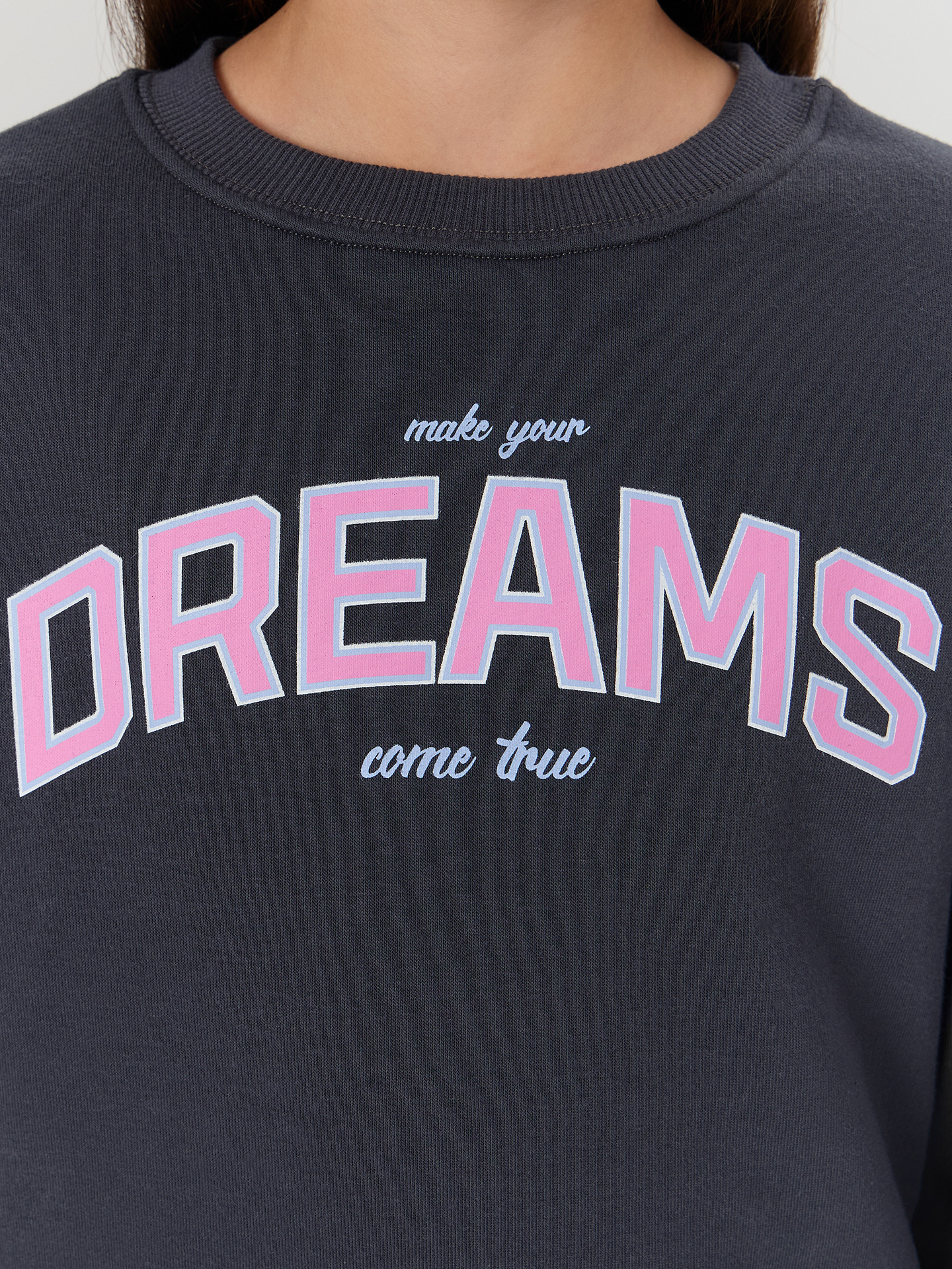 Лонгслив Mark Formelle (Марк Формэль) 127916/графит +печать1 - фото 6