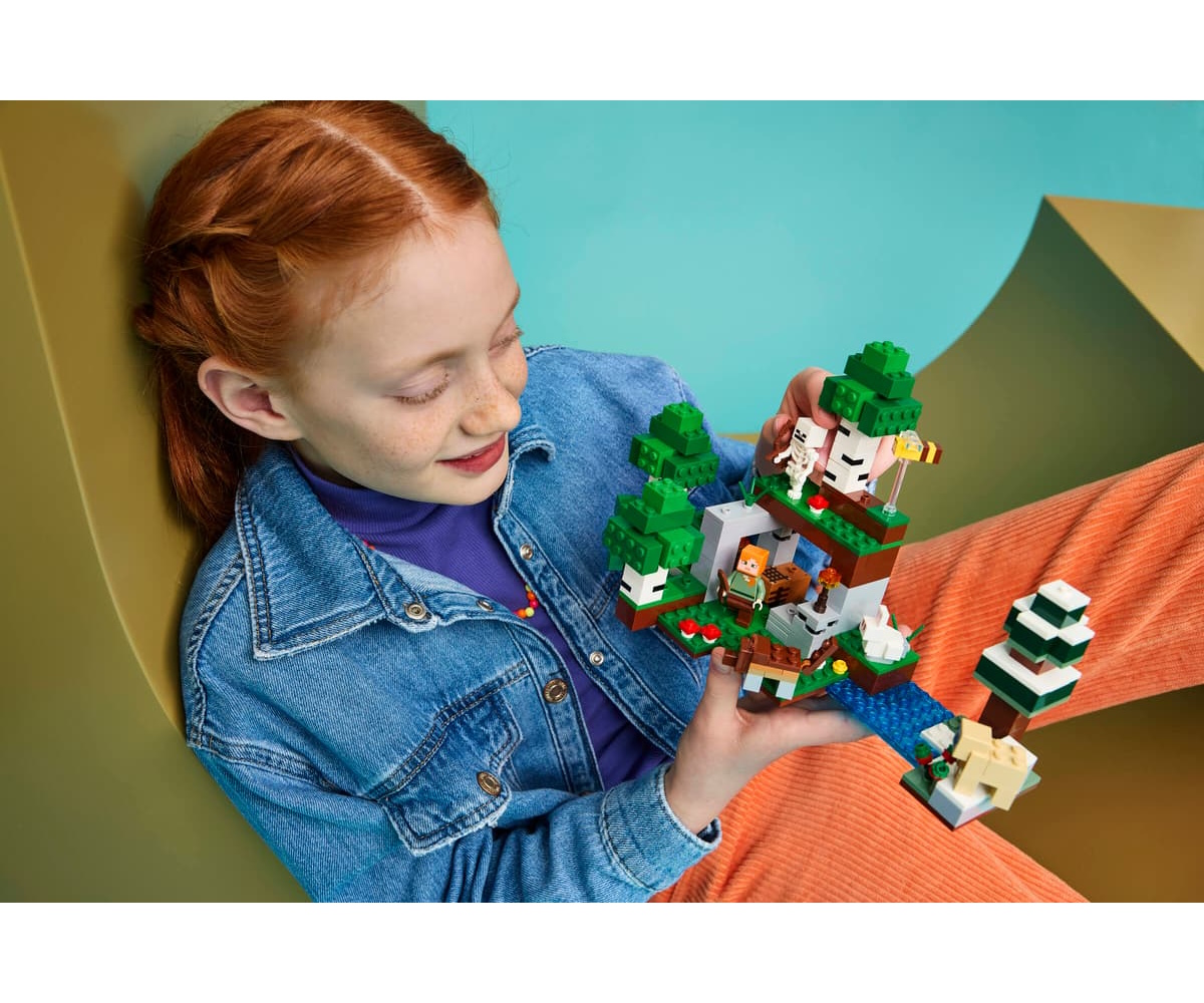 Конструктор LEGO Minecraft Первое ночное приключение 301 дет. - фото 10