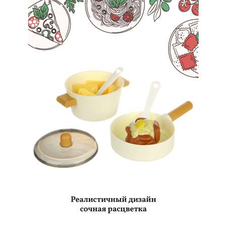 Игровой набор Veld Co тележки и корзинки, прилавок, касса, продукты