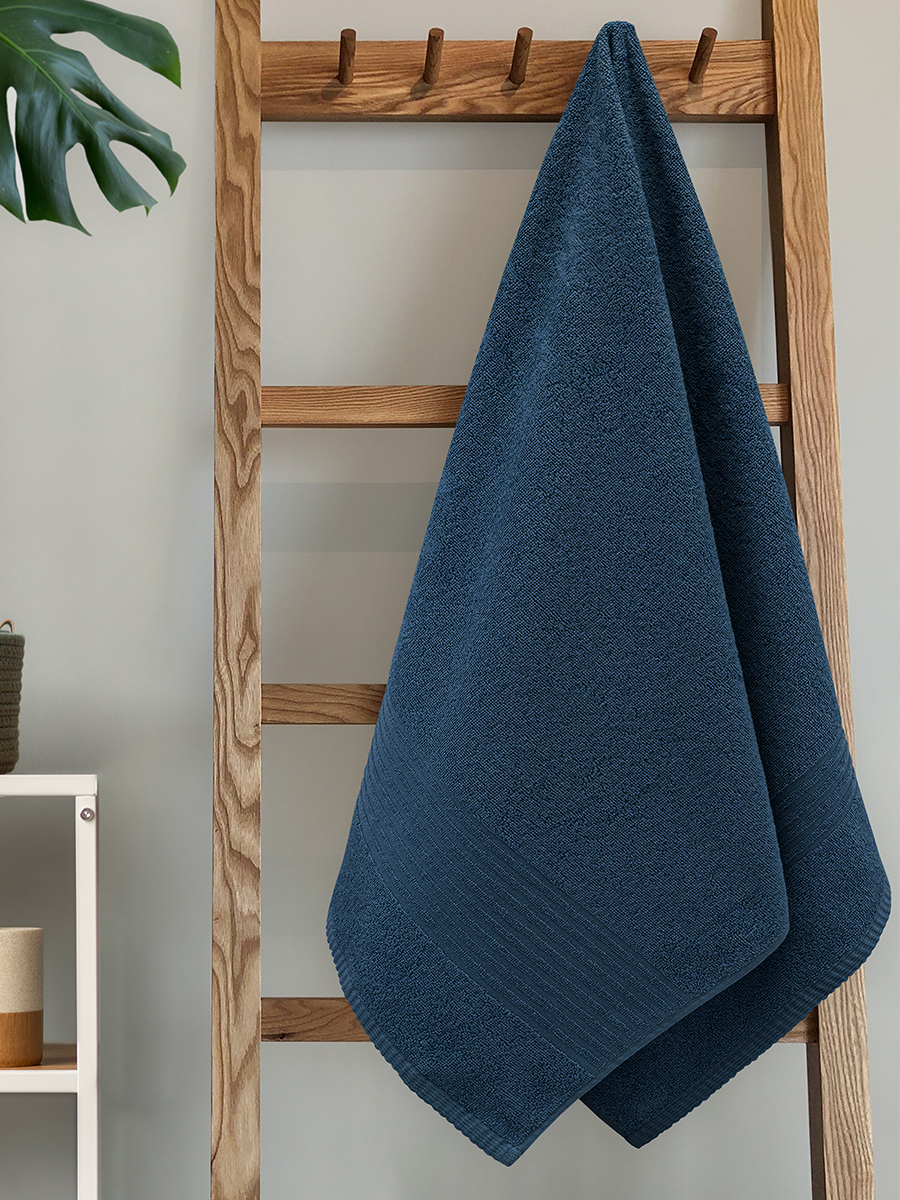 Полотенце BRAVO Волна синий 70 x 130 см - фото 4