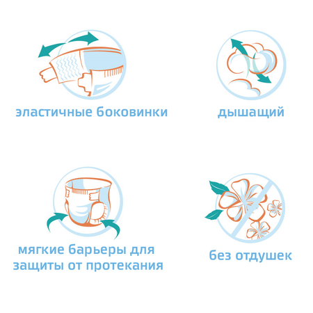 Подгузники BabyGo Classic 3 (4-9 кг) 2 шт.