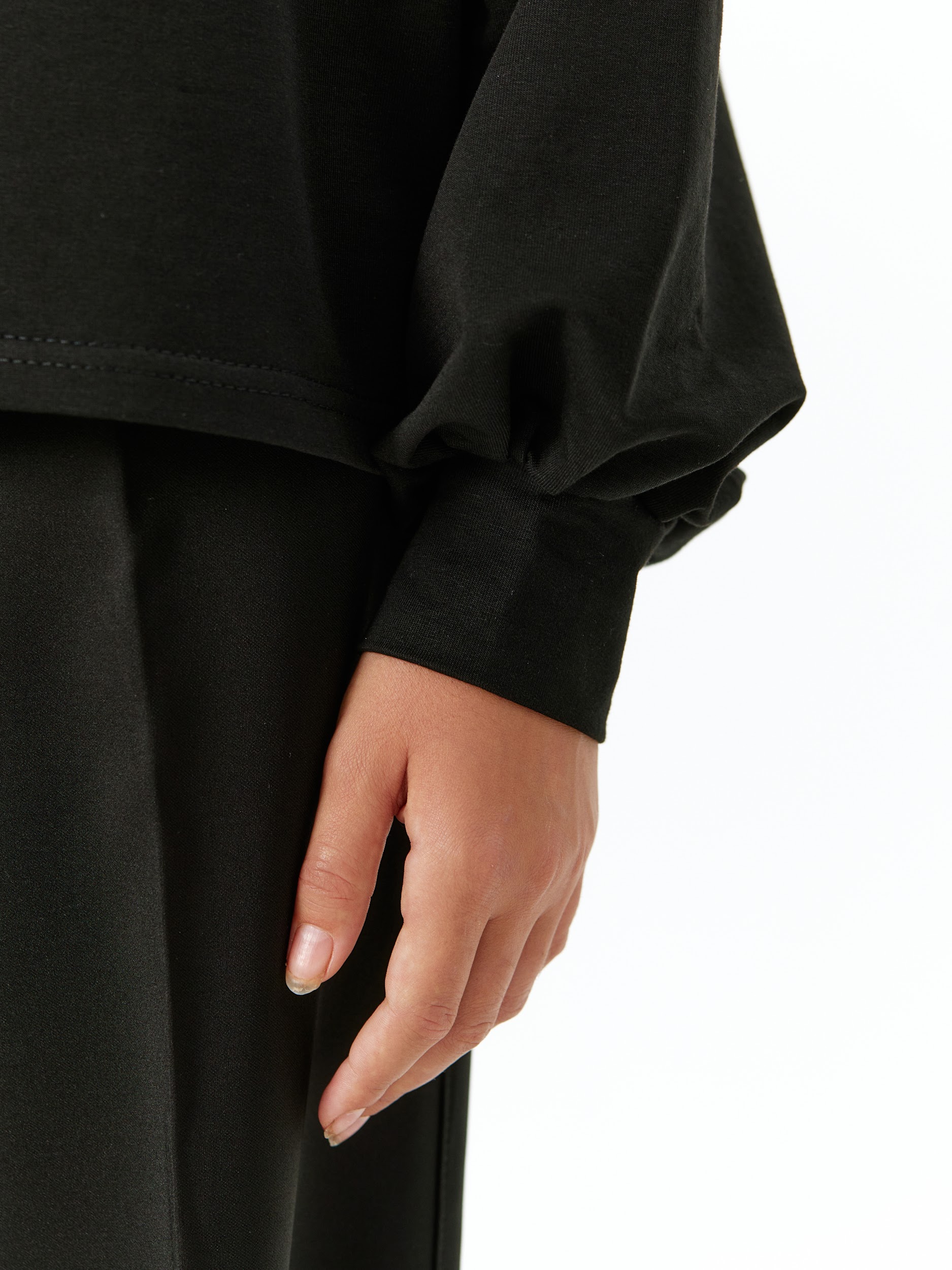 Свитшот macio лонг_черный - фото 6