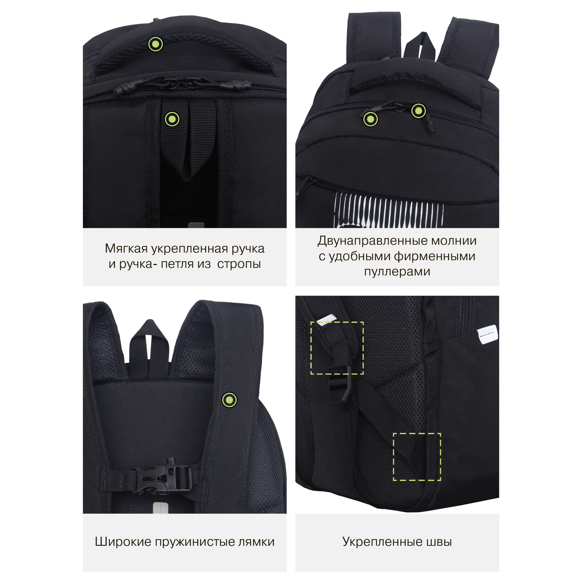 Рюкзак Grizzly Скелет - фото 14