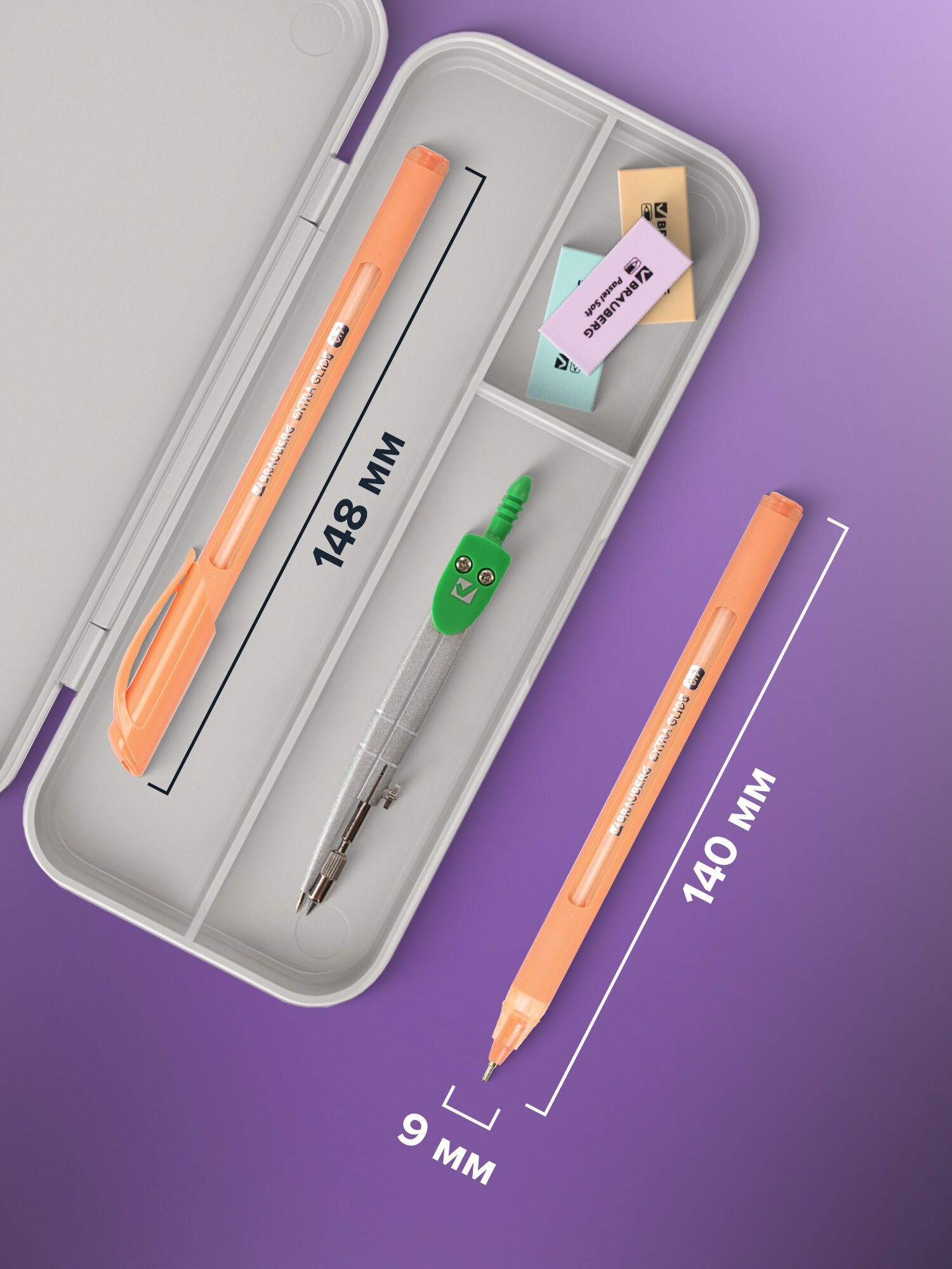 Ручка шариковая Brauberg 12 шт. - фото 4