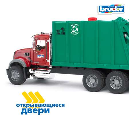 Мусоровоз Bruder MACK 1:16