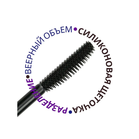 Тушь для ресниц Luxvisage Perfect Color веер пышных ресниц тон Синий 9г