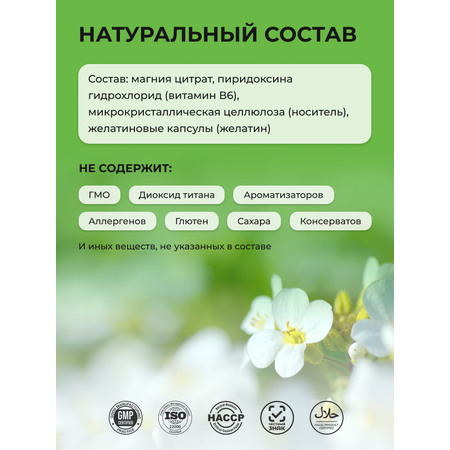 Магний В6 ENBIO улучшение работы нервной системы