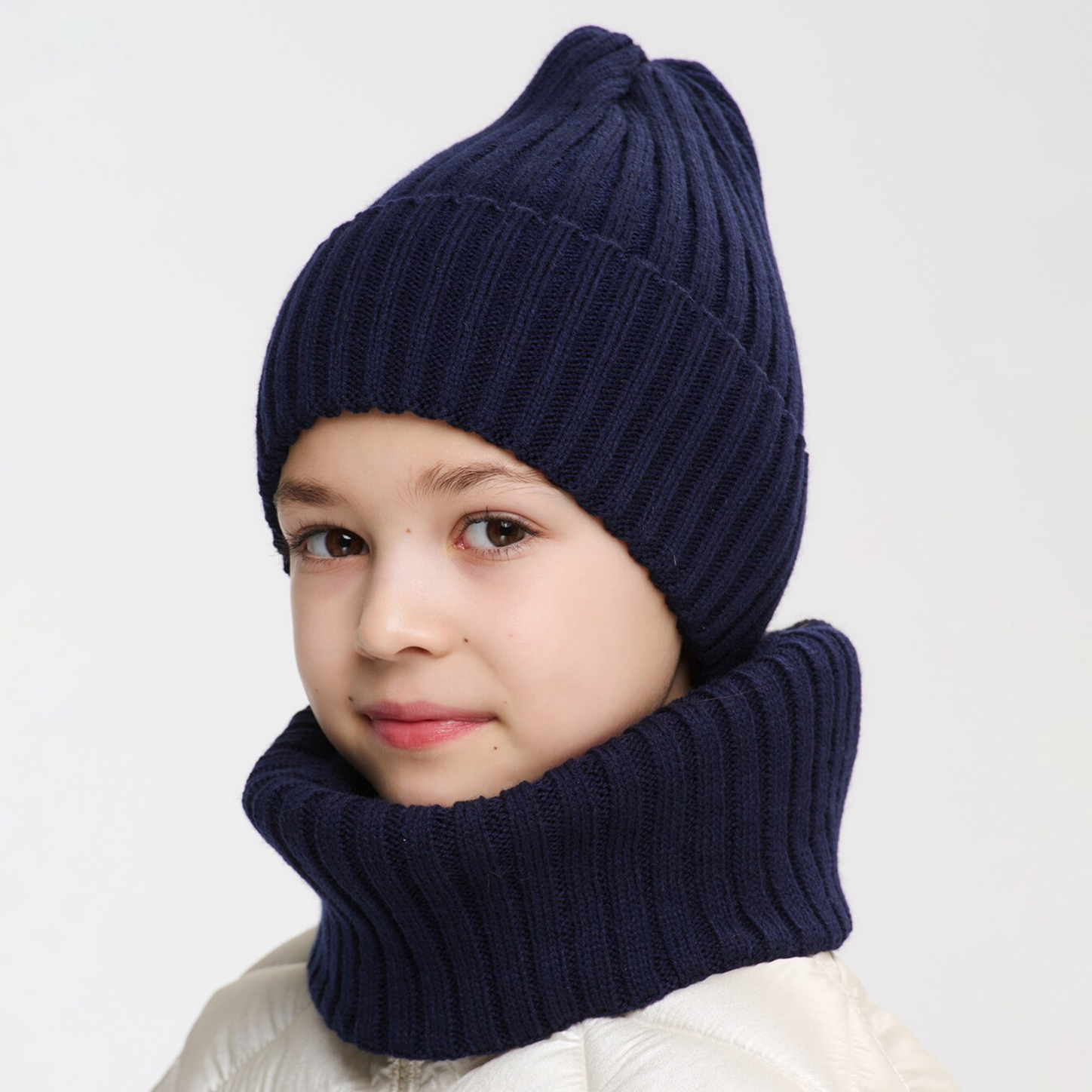 Шапка и снуд KUBRIO KU-H-45-pumpW-Dblue - фото 8
