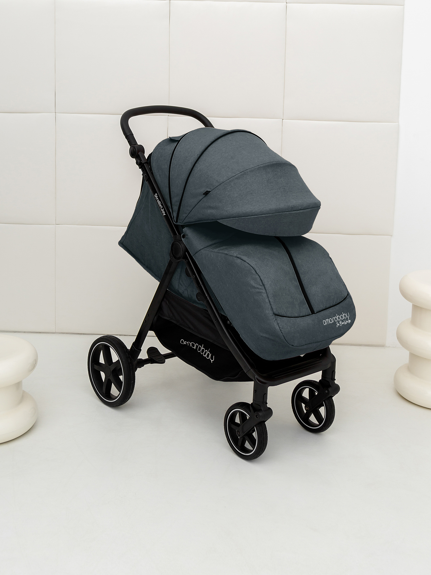Коляска прогулочная Amarobaby StrollinJoy - фото 23