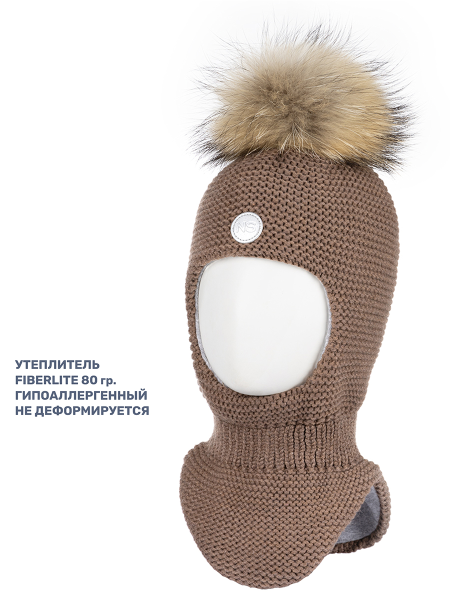 Шапка NIKASTYLE 10з15324 кофе - фото 3