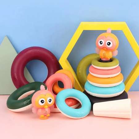 Игрушка BOSSTOYS пирамидка Волшебный совенок в ассортименте