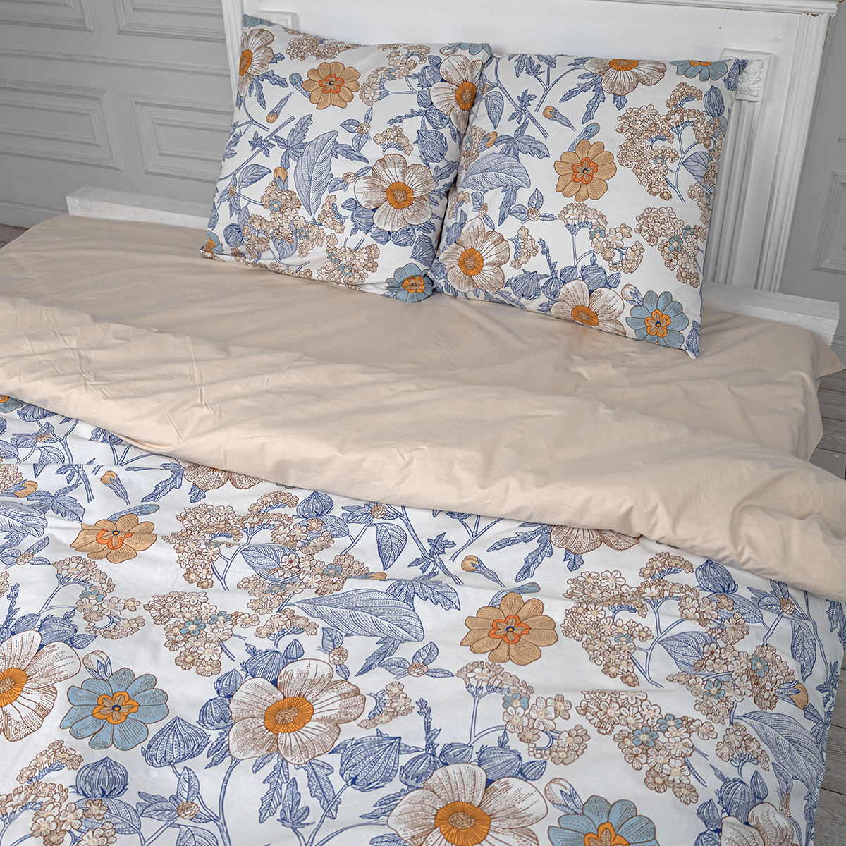 Комплект постельного белья BRAVO Флорес двуспальный 4 предм. - фото 7