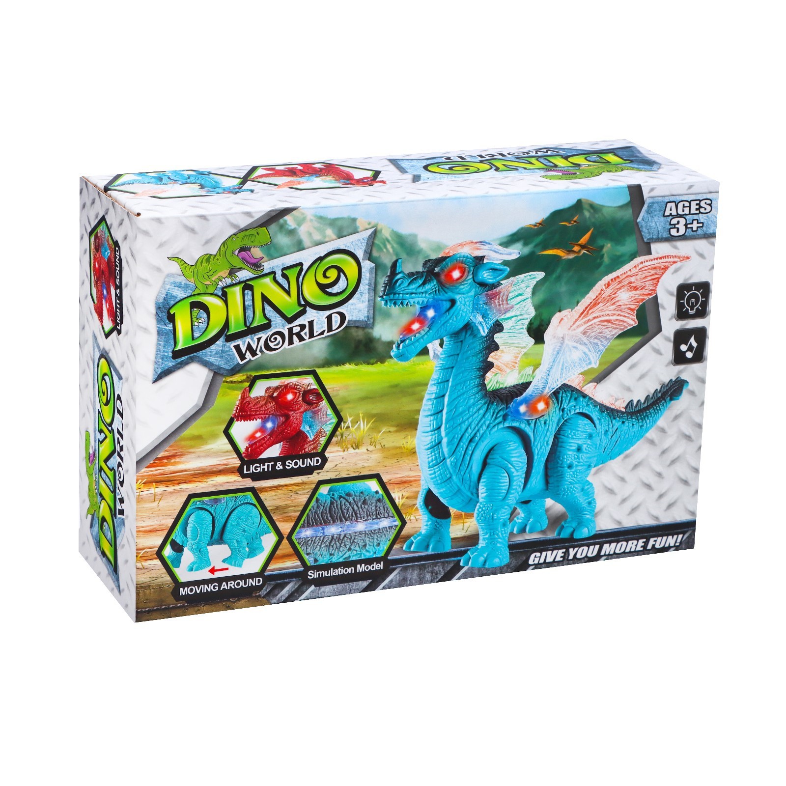 Игрушка WOOW TOYS Динозавр Дракон - фото 4
