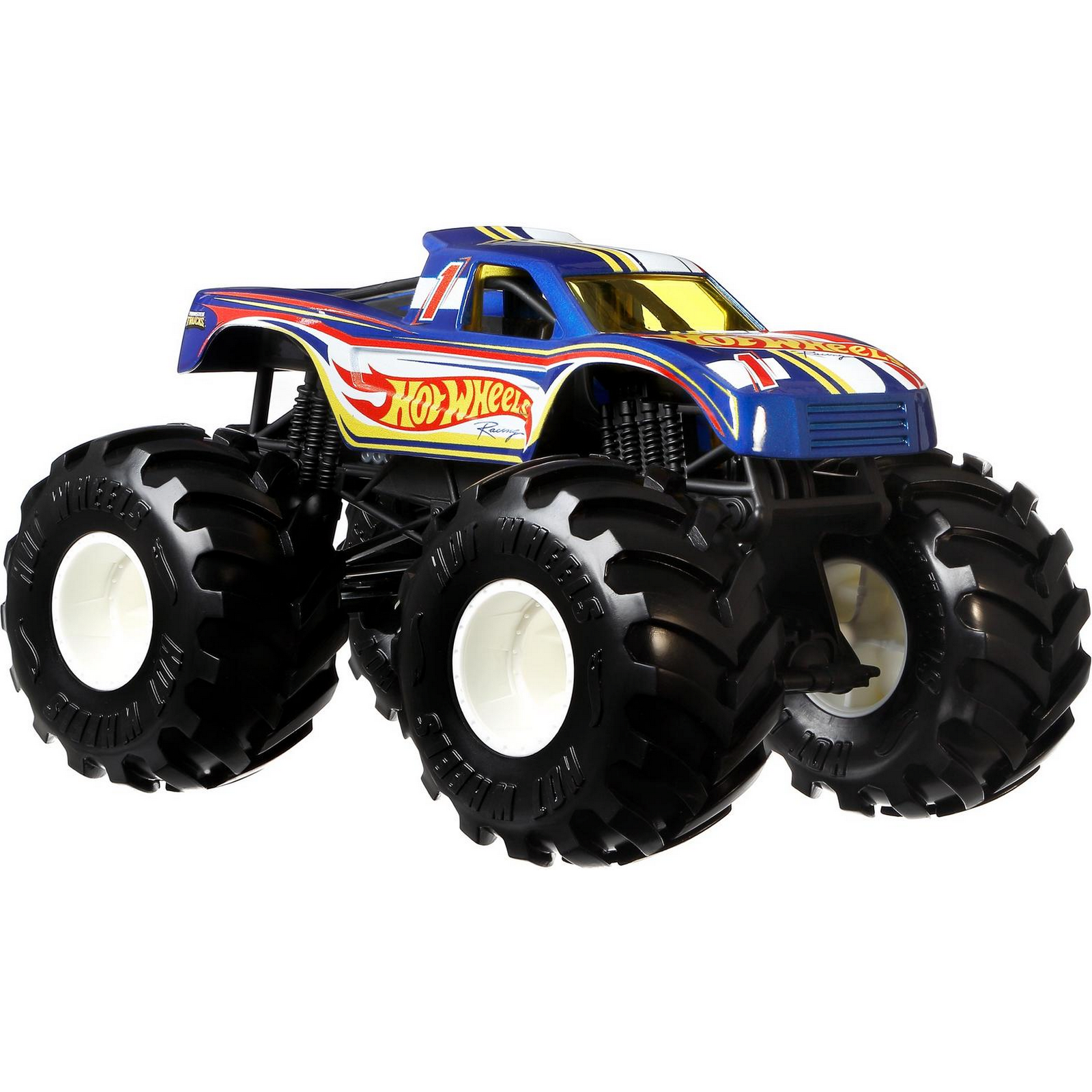 Автомобиль Hot Wheels Monster Tracks 1:24 FYJ83/GTJ36 - фото 3