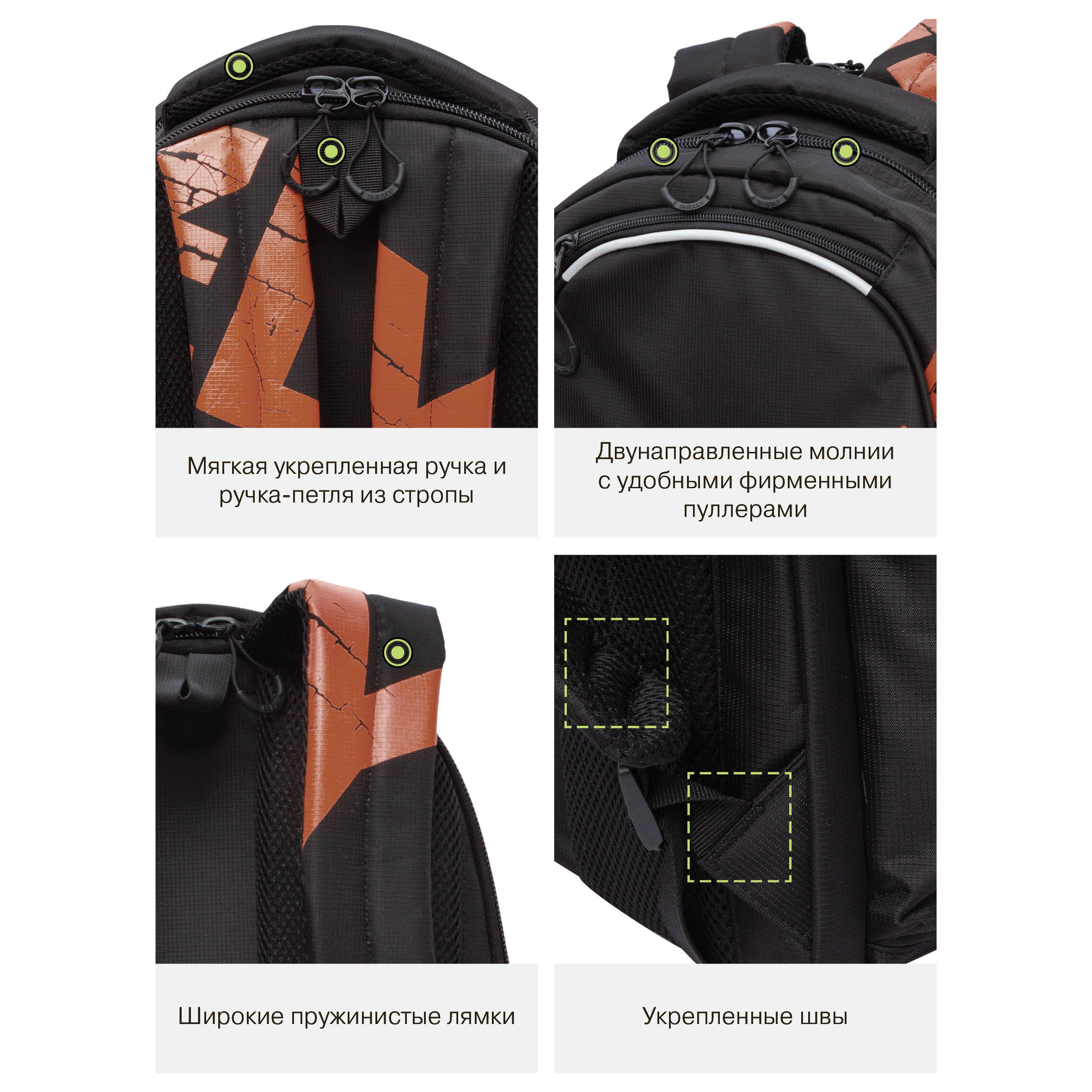 Рюкзак Grizzly для мальчика - фото 13