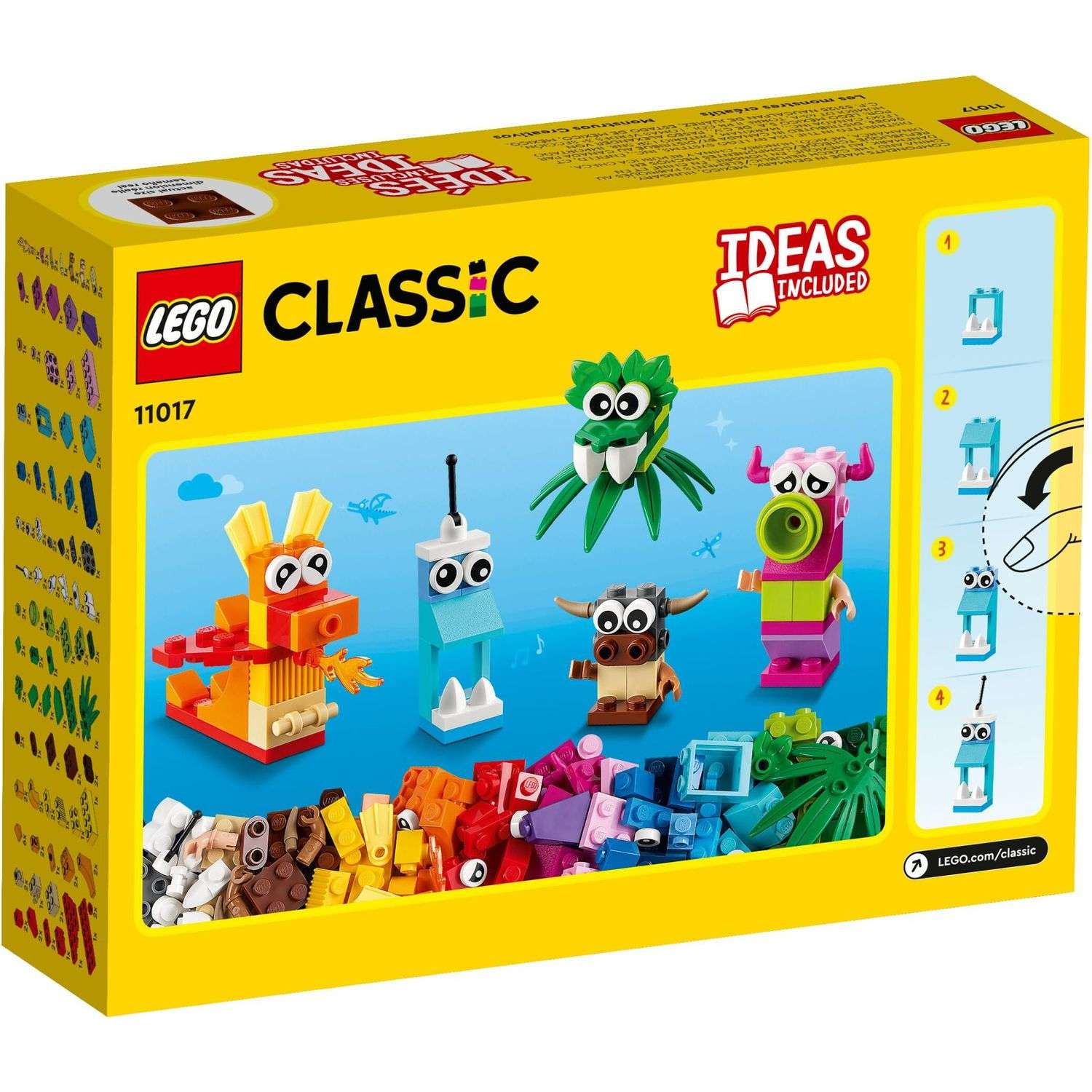Конструктор LEGO Classic Творческие монстры 140 дет. - фото 10
