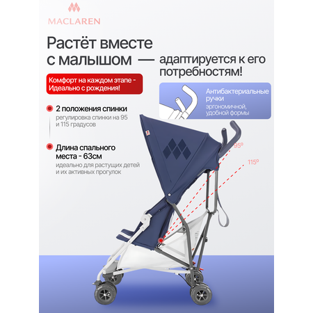 Коляска прогулочная Maclaren Mark II Midnight Navy