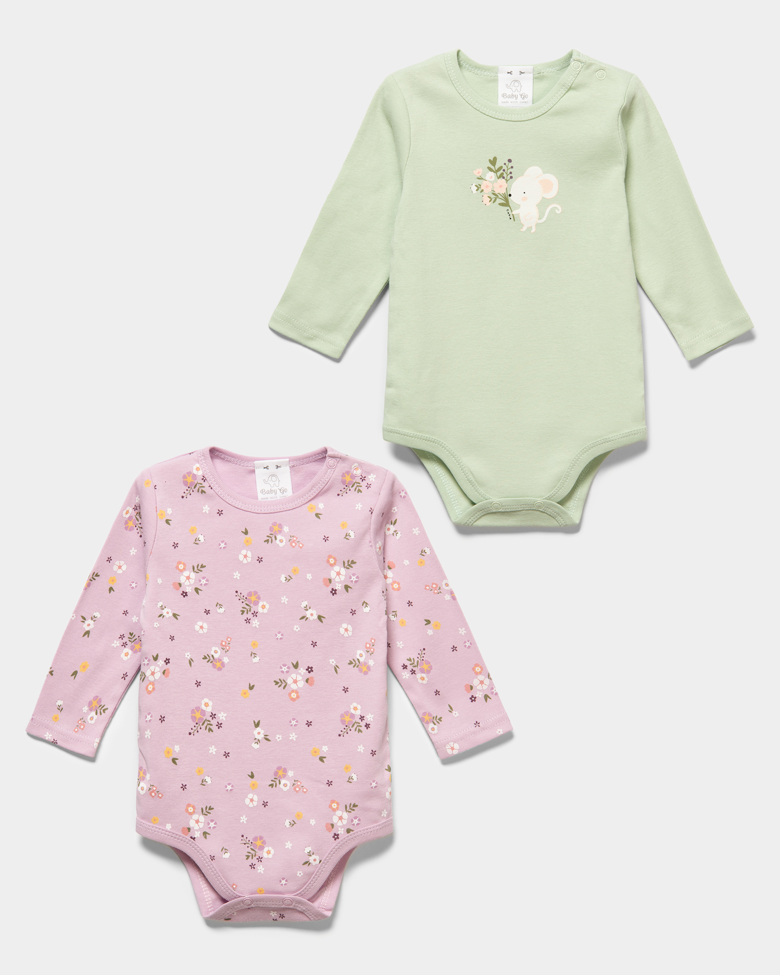 Боди Baby Gо 2 шт W24BG2-15680ig-54D7 - фото 1