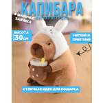 Мягкая игрушка MomoTT капибара 30 см