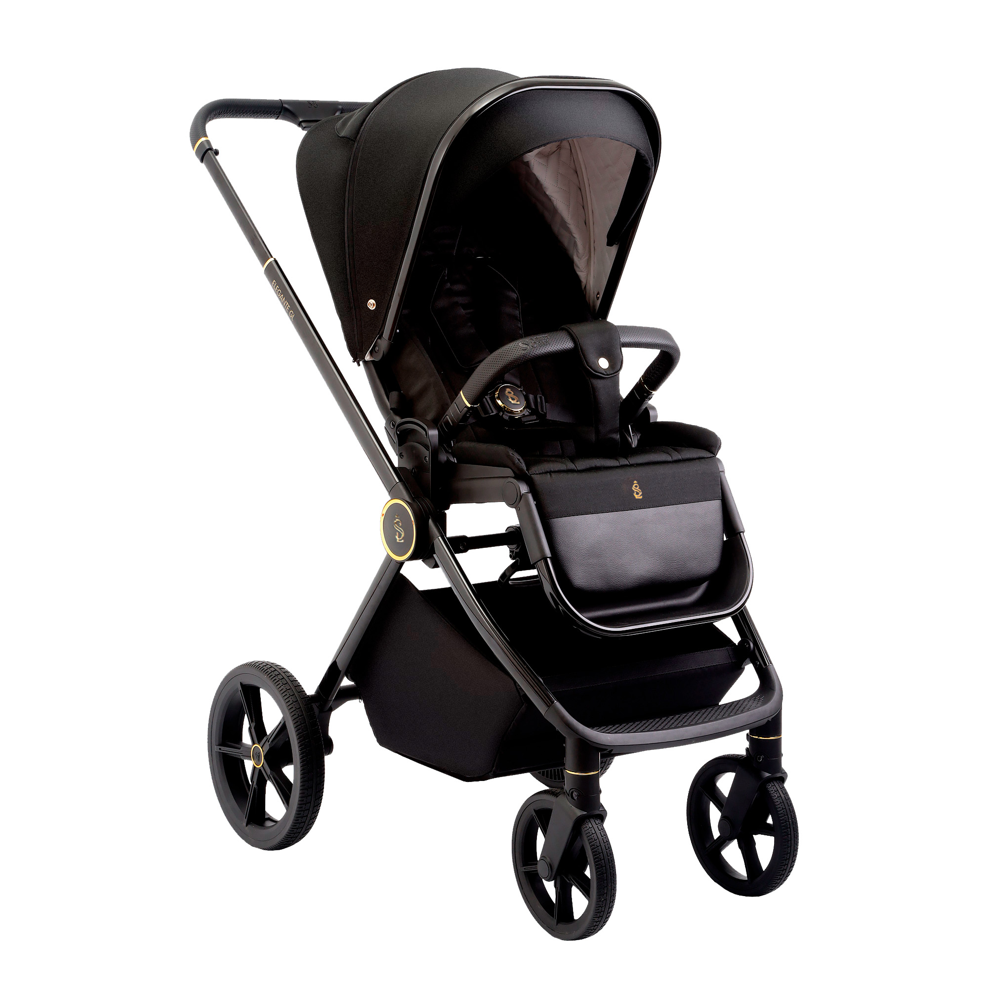 Коляска 3в1 Sweet Baby SBL Elegante GL Black черный - фото 25