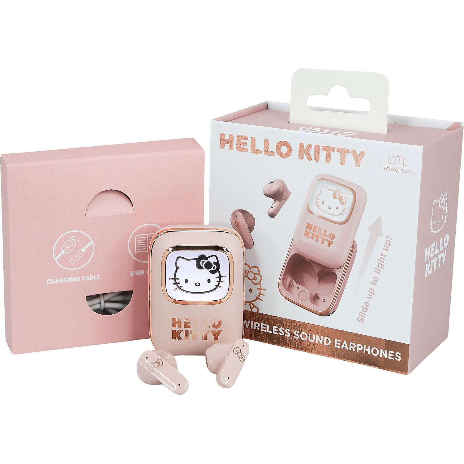 Наушники беспроводные OTL Technologies слайдер Hello Kitty - фото 12