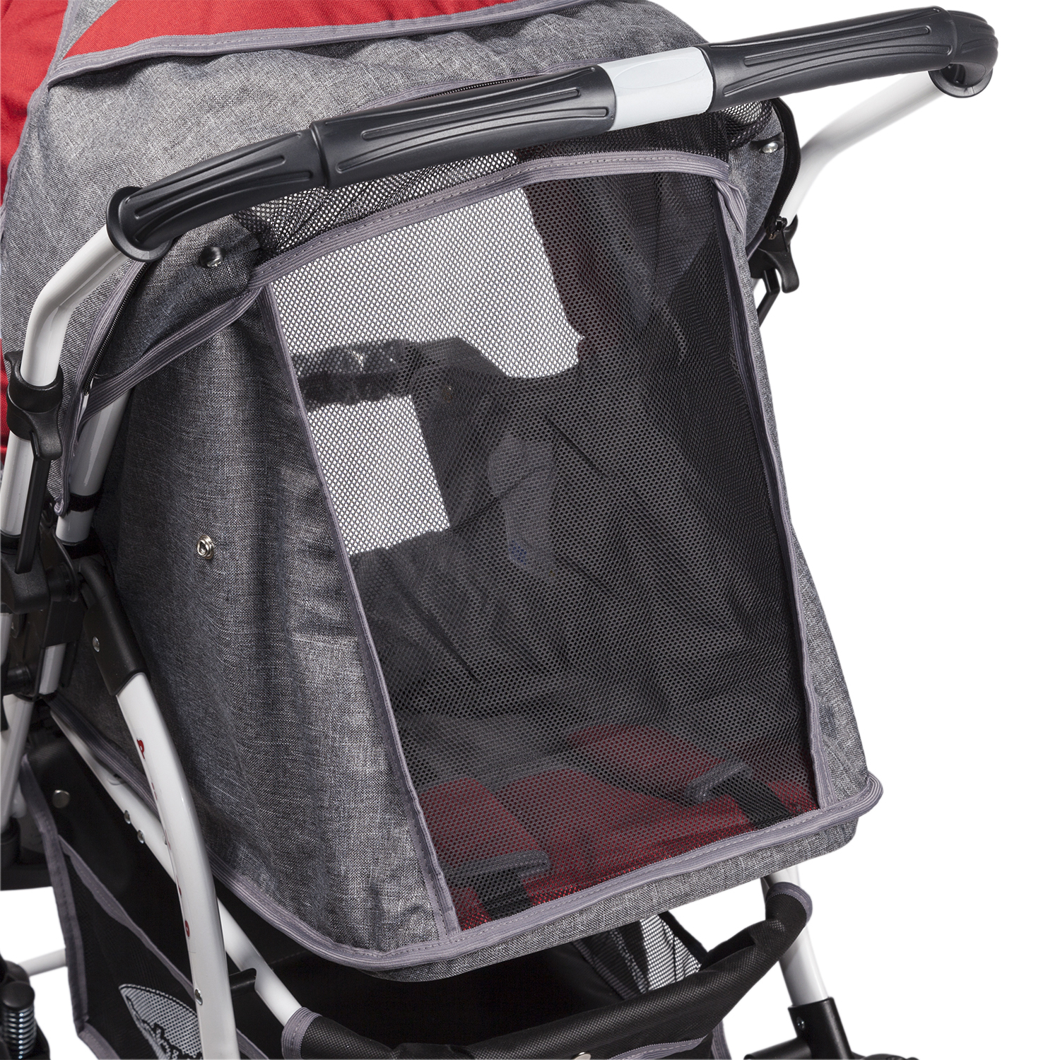 Коляска трансформер Babyton Pillo OX Grey-Red - фото 15