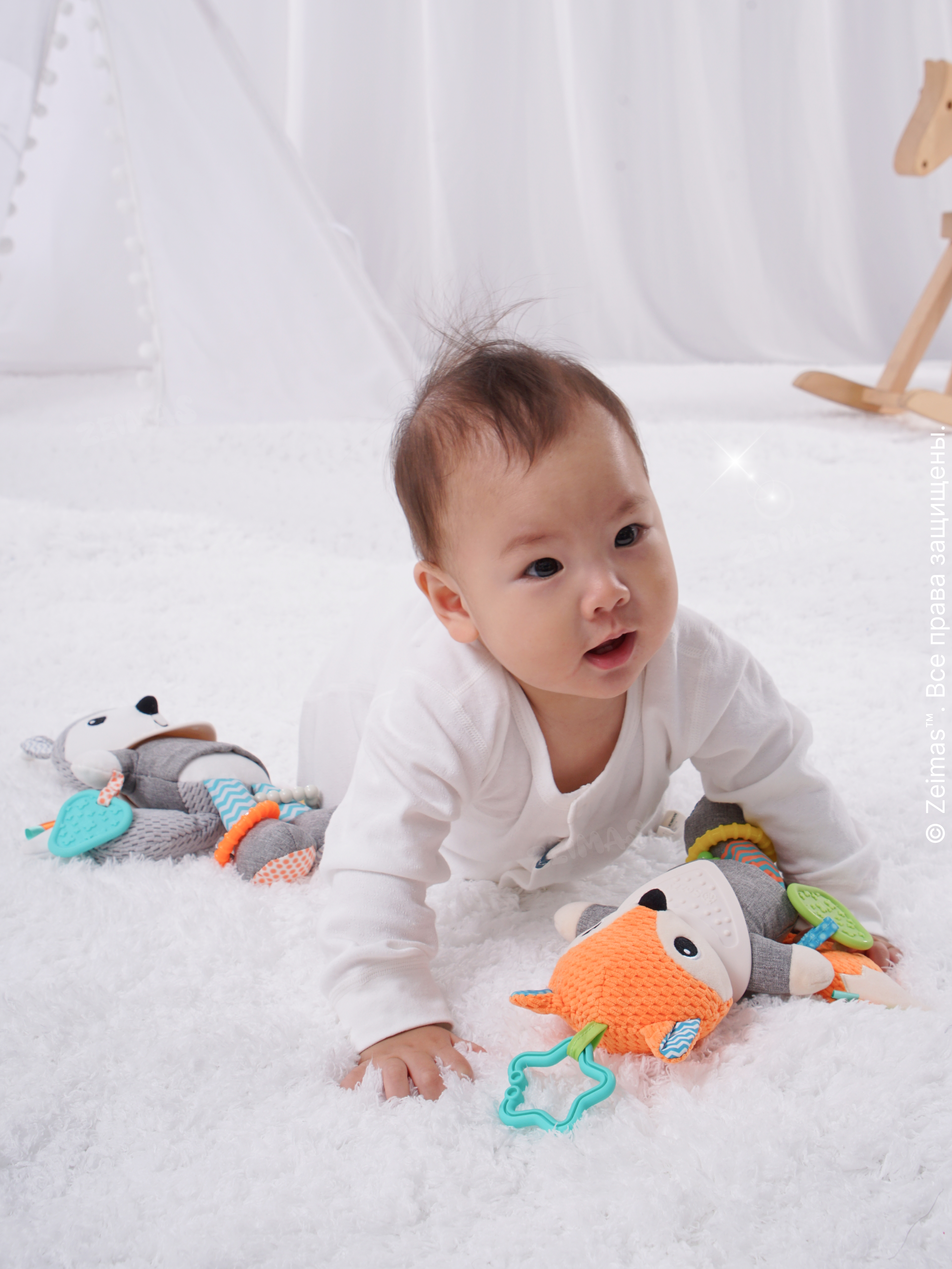 Игрушка Zeimas подвеска Игрушка погремушка Лиса - фото 16