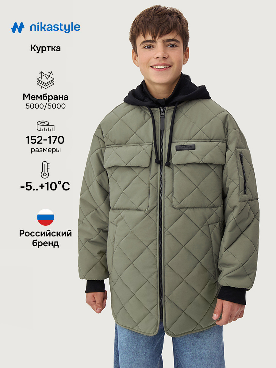 Куртка NIKASTYLE 4м4926 хаки - фото 2