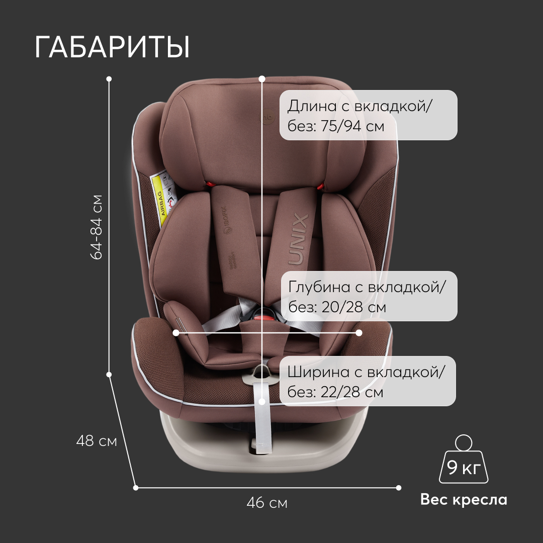 Автокресло Happy Baby Unix Isofix 0+/1/2/3 (0-36 кг) - фото 11