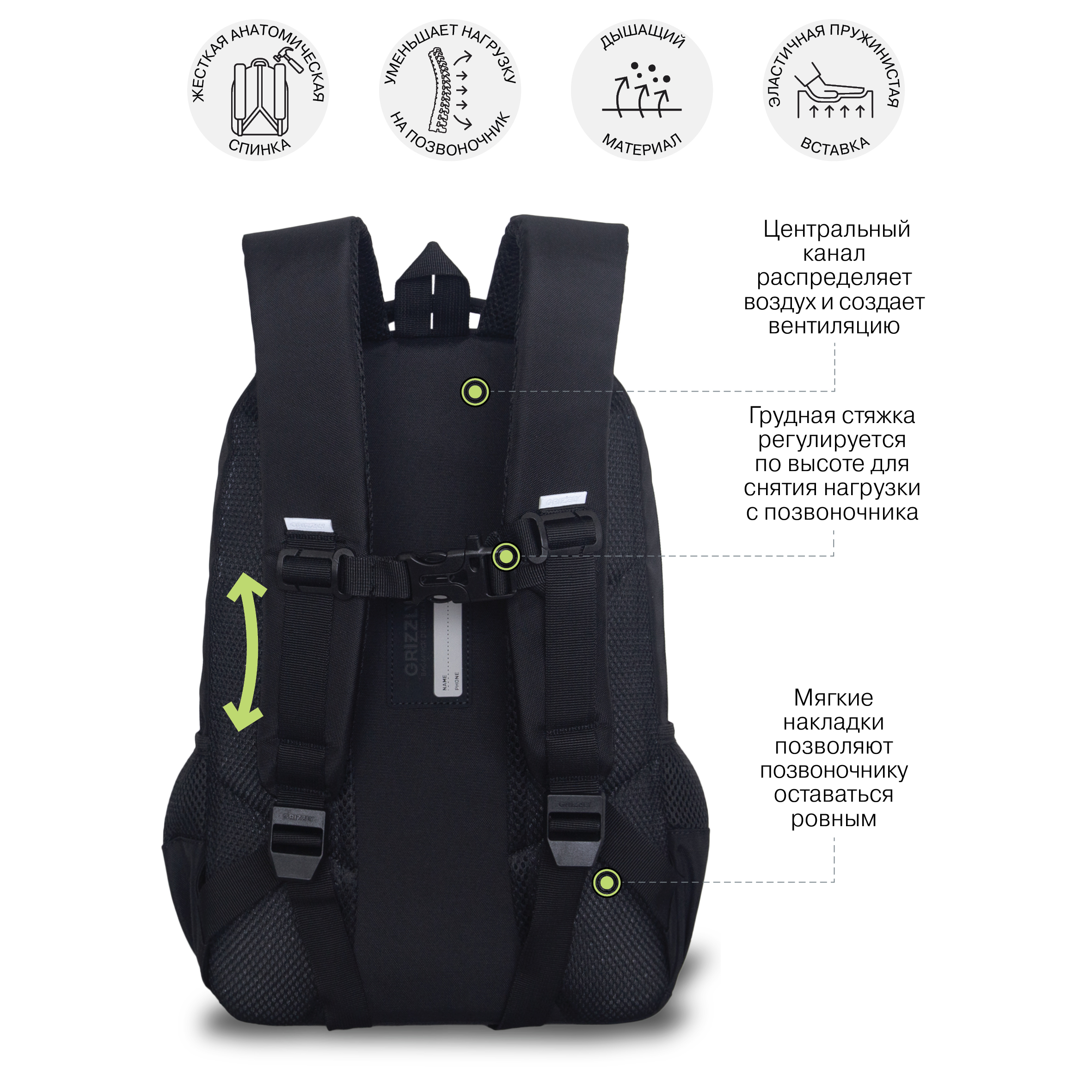 Рюкзак Grizzly для мальчика - фото 7