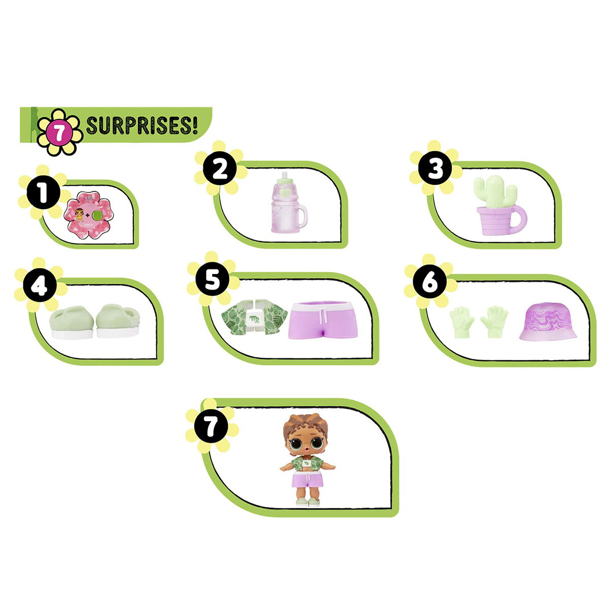 Кукла мини L.O.L. Surprise! День Земли высота 8 см 585930 - фото 3