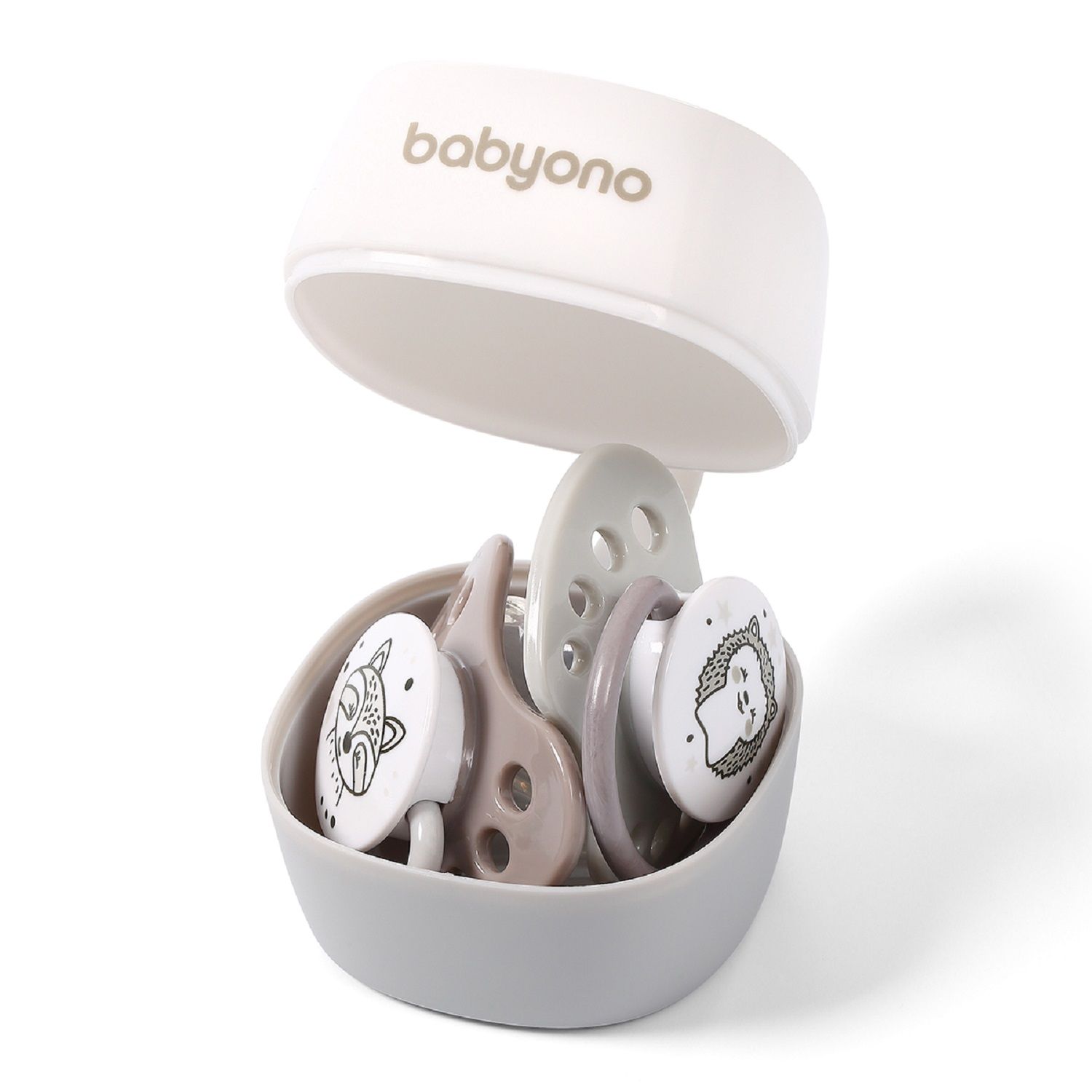 Пустышка Babyono ортодонтическая от 6 мес. 2 шт. - фото 6