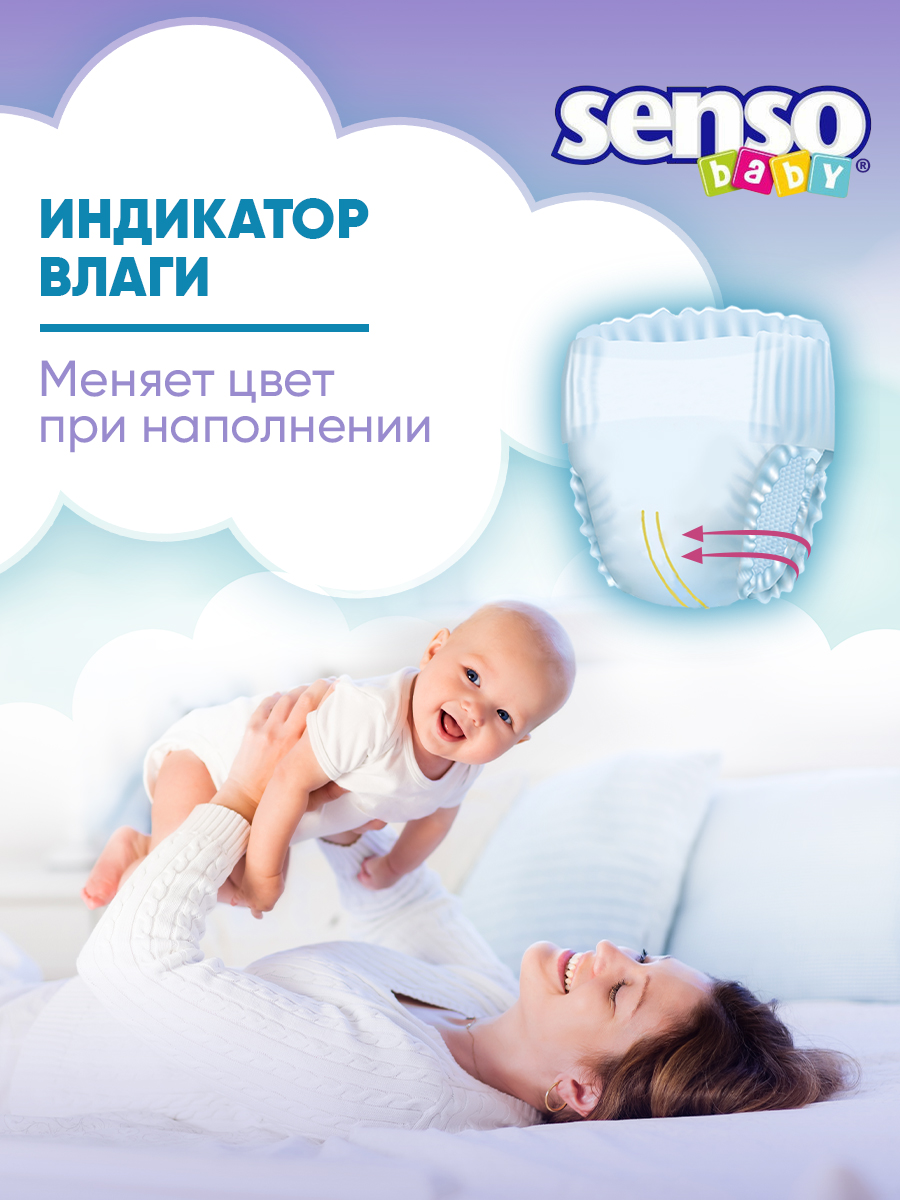 Подгузники SENSO BABY 88 шт. - фото 7