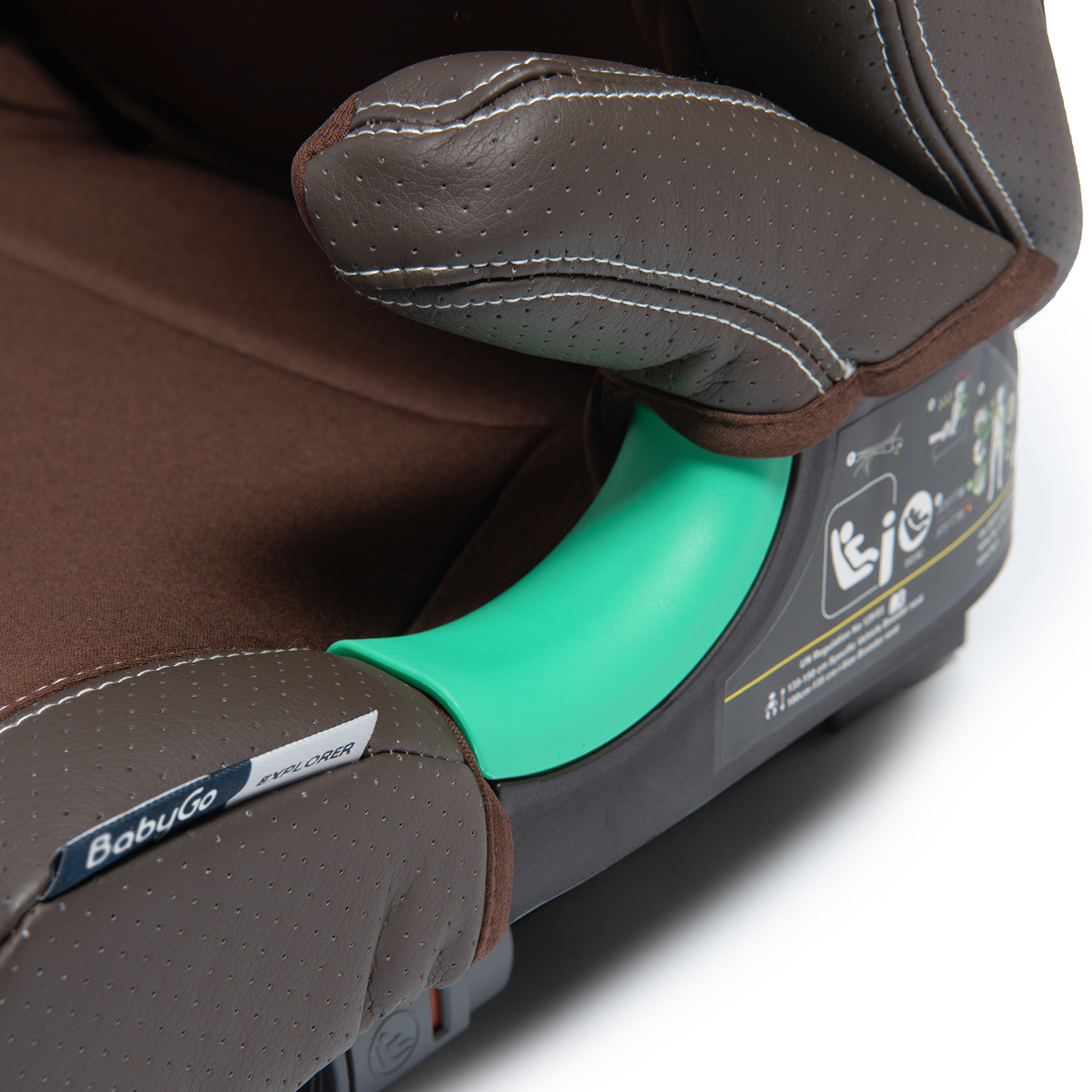 Автокресло BabyGo Explorer New Isofix 2/3 (15-36 кг) коричневый - фото 28