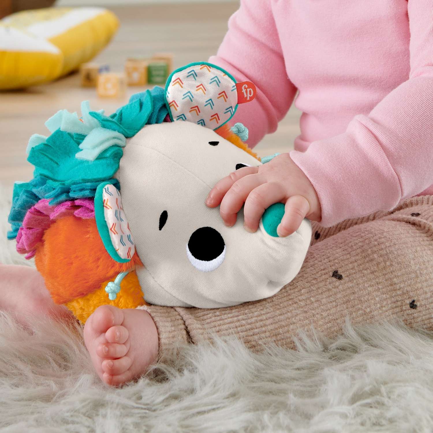 Игрушка тактильная Fisher Price Ежик HBP42 - фото 12