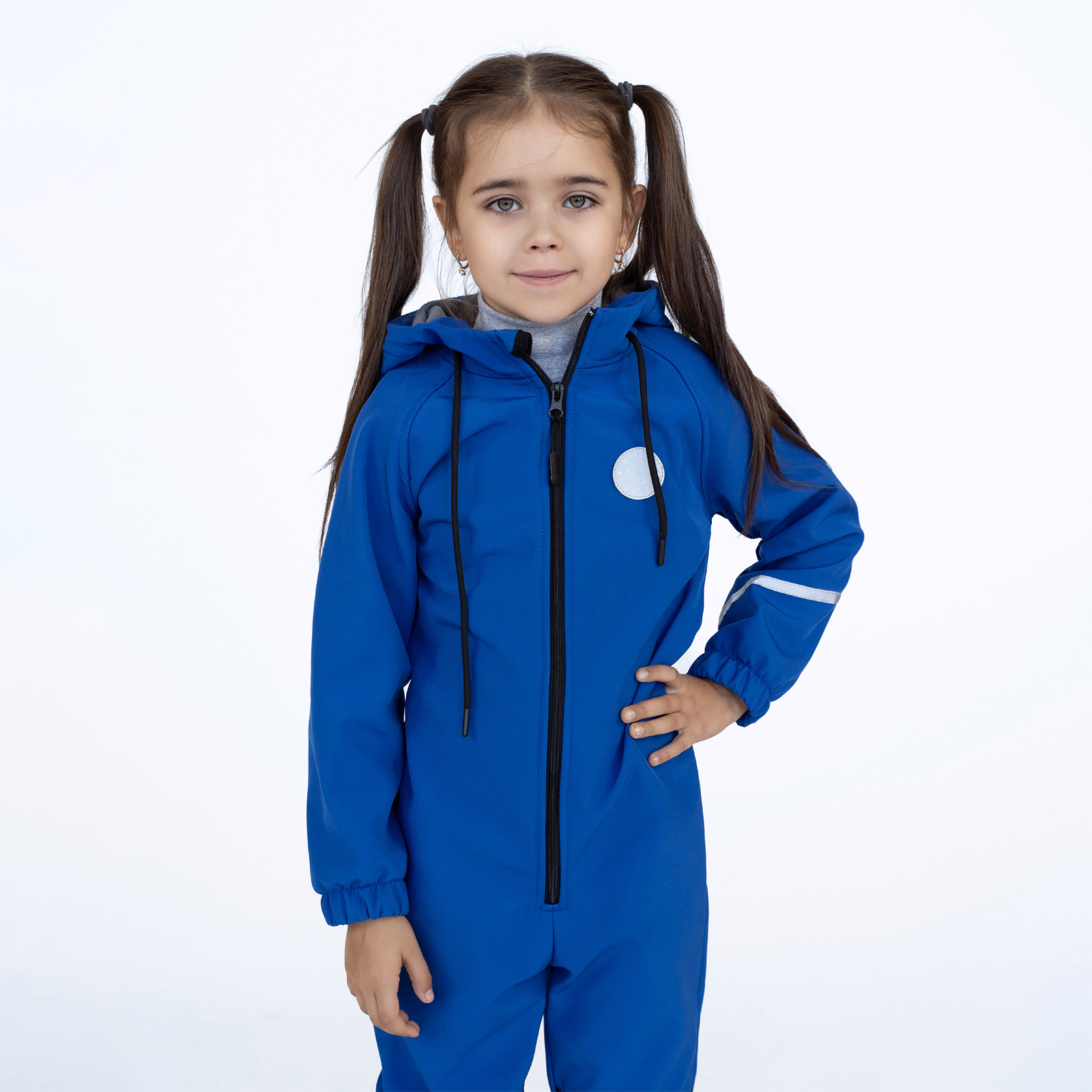 Комбинезон софтшелл Arctic kids 30-043 василек - фото 28