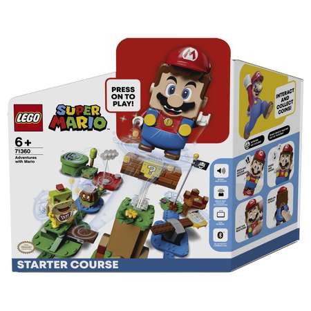 Конструктор LEGO Super Mario Приключения вместе с Марио блочный