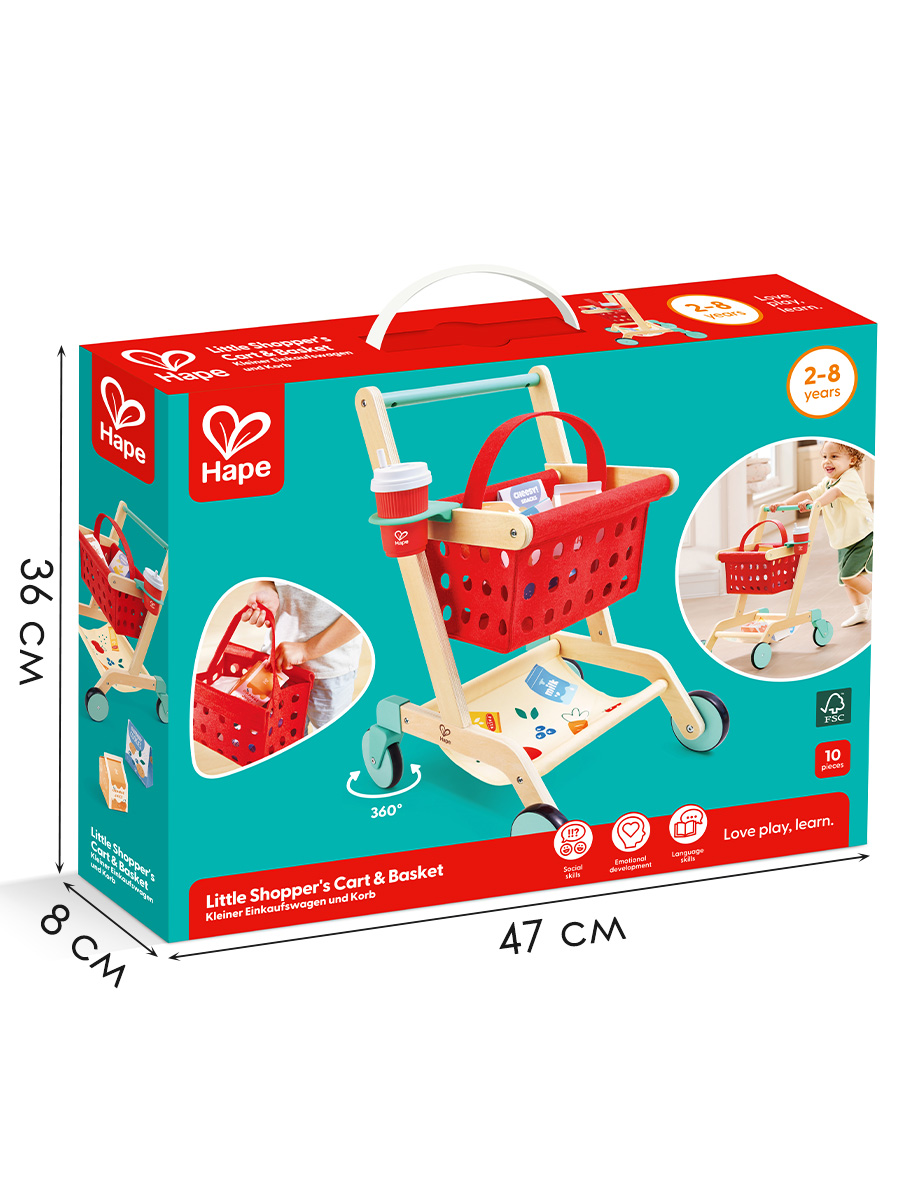 Игровой набор Hape тележки и корзинки - фото 13