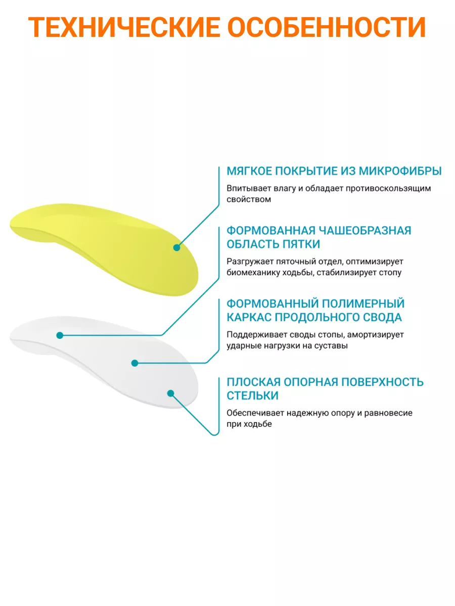 Ортопедические стельки ORTMANN KAY1371 - фото 8