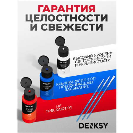Краски акриловые DENKSY 12 цв.