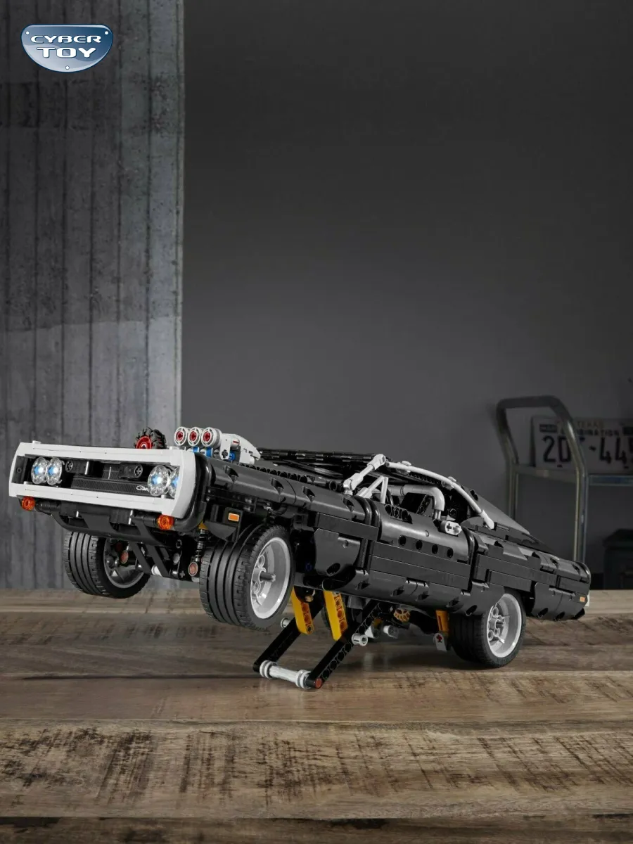 Конструктор CyberToy Машина technic Dodge 1077 дет. - фото 9