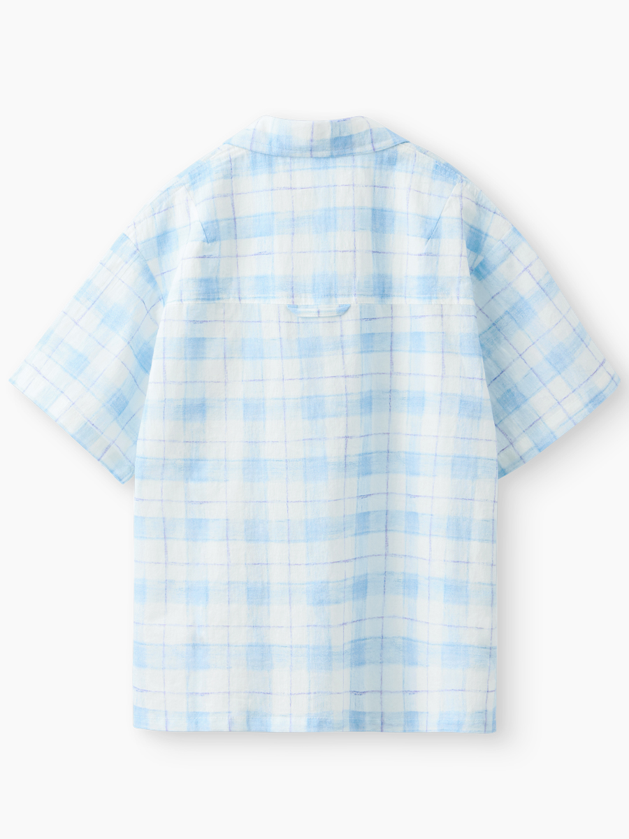 Рубашка Happy Baby 88664_white-blue - фото 2