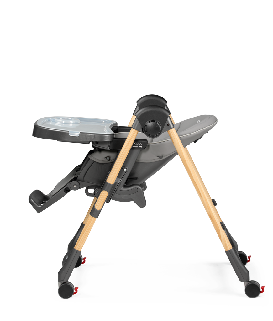 Стульчик для кормления Peg-Perego Prima Pappa Follow Me серый - фото 9