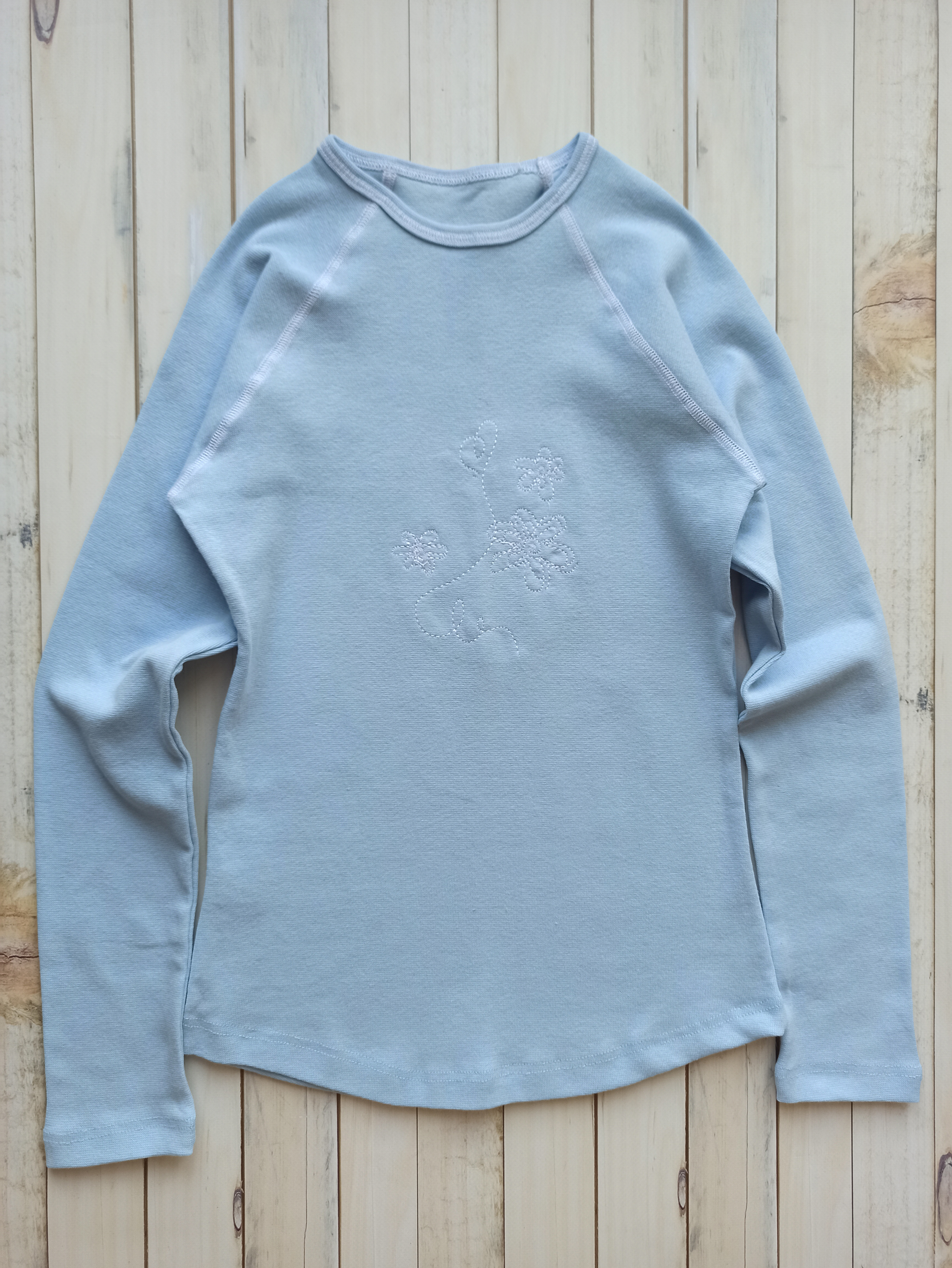 Лонгслив RobyKris 19-10-23/голуб - фото 1